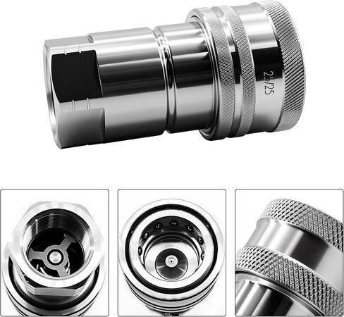 1" ISO Body X 1" NPT Hydraulic Face Quick Coupler Skid Steer Cartridge Manifold, ISO 7241-A Standard flat face couplers in Kuwait
