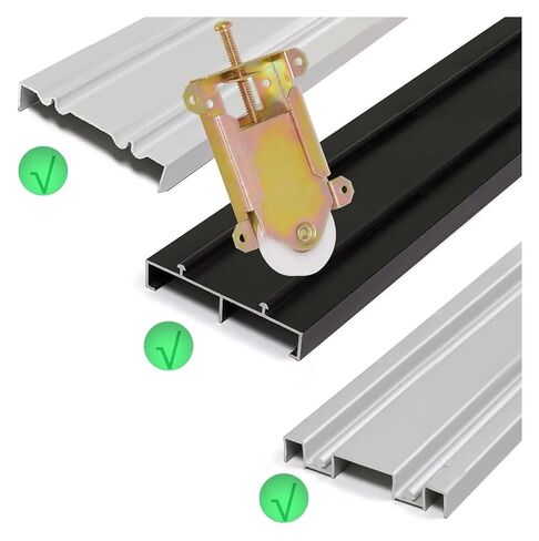 2pcs Sliding Mirror Closet Door Rollers Replacement Hardware Contractors Wardrobe Door Concaved Ball Bearing Wheel in Kuwait