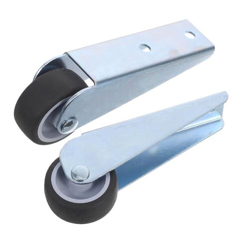 2pcs Sliding Door Roller Replacement Gate Wheels Sliding Shaft Rubber Wheel Anti-Sag Side Or Bottom Mount Support Wheels in Kuwait