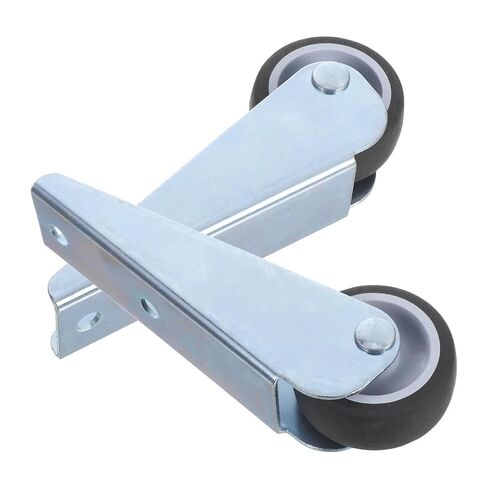 2pcs Sliding Door Roller Replacement Gate Wheels Sliding Shaft Rubber Wheel Anti-Sag Side Or Bottom Mount Support Wheels in Kuwait