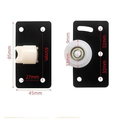 1pc Sliding Door Roller Wardrobe Door Wheel 85 * 45mm Furniture Closet Easy Open Hanging Door in Kuwait