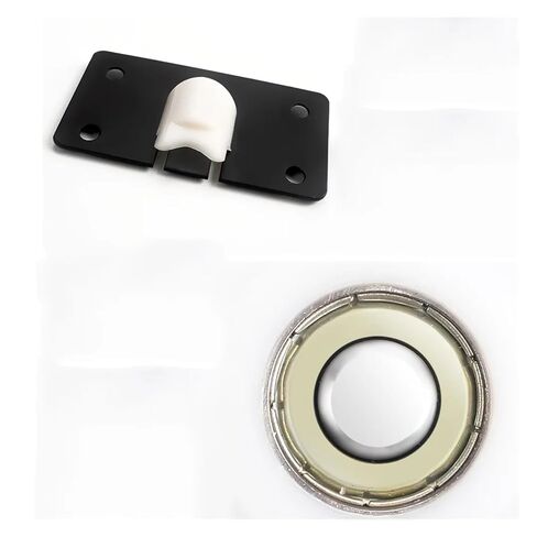 1pc Sliding Door Roller Wardrobe Door Wheel 85 * 45mm Furniture Closet Easy Open Hanging Door in Kuwait