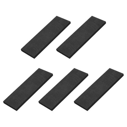 MECCANIXITY مستطيلة من الجرافيت كتلة القرص سبيكة عالية النقاء الجرافيت الكهربائي ورقة لوحة 100x35x5mm لذوبان الصب التحليل الكهربائي، حزمة من 5 in Kuwait