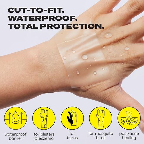 SUPERBAND Hydrocolloid Duo Bundle: 3-Pack Cut-to-Size (Custom Shape) & 10-Pack On-The-Go (Pre-Cut) – Waterproof First Aid for Blisters, Abrasions, & Sports Recovery in Kuwait