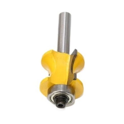 Semicircular Woodworking Milling Cutter, 8mm Shank Ball Bearing Router Bit Engraving Wooden Tool 1Piece(34.5mm) in Kuwait