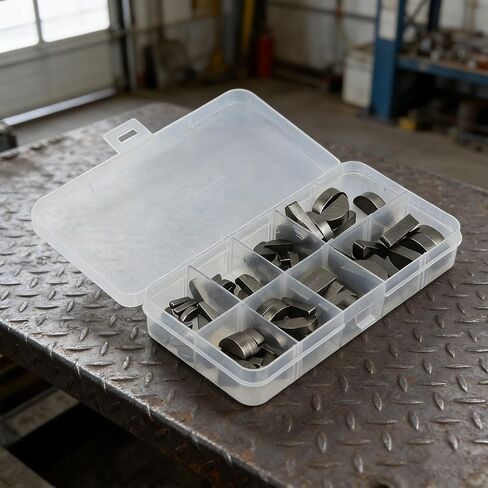 80pcs Half Moon Keys Metric Keyway and Key Stock Set with Carbon Steel Construction for Shaft and Crank Repair Precision Sizes in Organized PP Storage Box in Kuwait