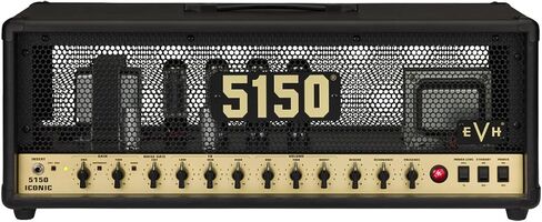 EVH 5150 Iconic Series EL34 80-watt Amplifier Head - Black/Gold in Kuwait