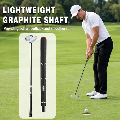 نادي الجولف PGM Zero Torque Putter للرجال والنساء يستخدم اليد اليمنى، تسامح عالٍ وانحراف منخفض وجهًا متوازنًا من مربع إلى مربع in Kuwait