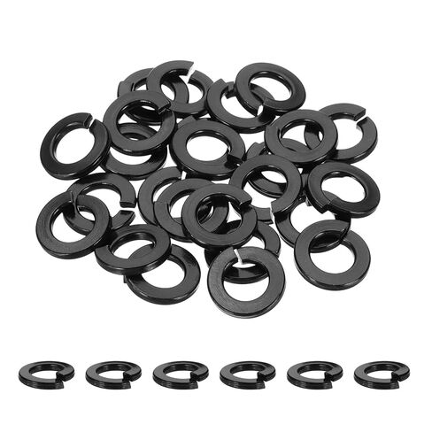 MECCANIXITY 3/8 Spring Lock Washer, 304 Stainless Steel Split Lock Washers for Screws Bolts Cars Construction Machinery Black Pack of 25 in Kuwait