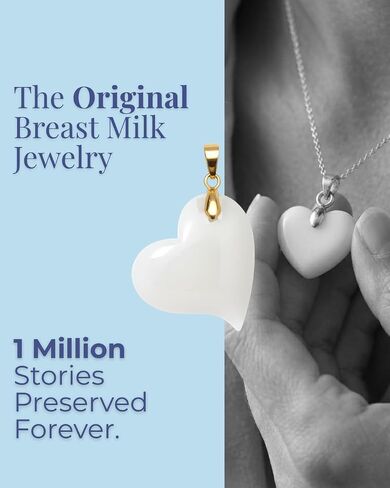 LACKTO DIY Breastmilk Jewelry - Create a Twisted Heart Pendant in Kuwait