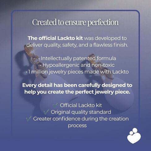 LACKTO DIY Breastmilk Jewelry - Create a Twisted Heart Pendant in Kuwait
