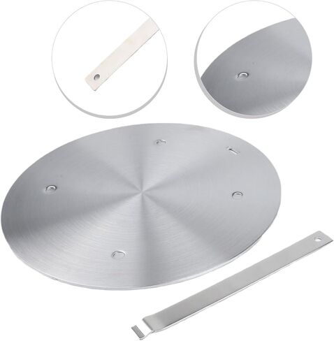 for Stainless Steel Heat Diffuser Plate Ceramic Stove, Efficient Heat Conduction Even Cooking, Induction Cooktop Adapter, 13/20/24/28cm in Kuwait