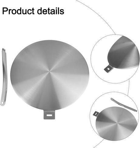 for Stainless Steel Heat Diffuser Plate Ceramic Stove, Efficient Heat Conduction Even Cooking, Induction Cooktop Adapter, 13/20/24/28cm in Kuwait