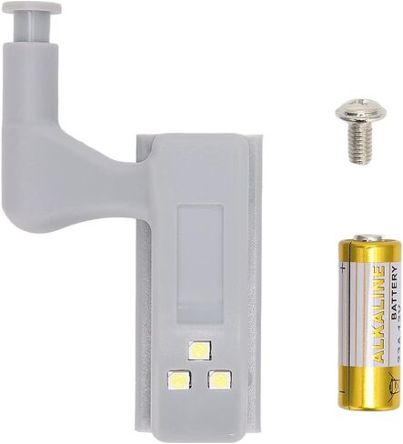 10pcs FTVOGUE Modern ABS Hinge LED Light,Pack Hinge LED Sensor Light 3 LED Lamp Beads,Cool White for Kitchen Home Cabinets, Cupboards & Wardrobes in Kuwait