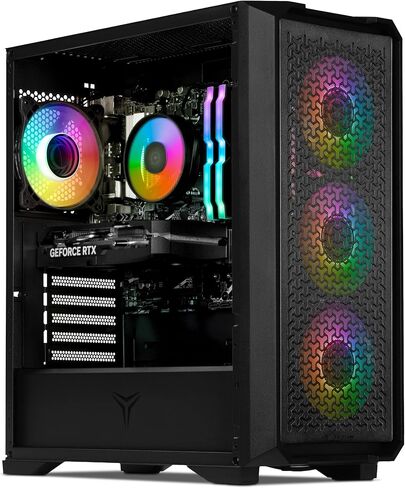 Yeyian Tanto AI Gaming Desktop - AMD Ryzen 7 9700X 5.5 GHz | RTX 5070 12GB GDDR7 | 32GB DDR5 RGB 6000MHz | 2TB Gen4 NVME SSD | B650 Wi-Fi | 750W 80+ الذهب | اربح 11 منزلًا للبرج المُصنَّف مسبقًا in Kuwait