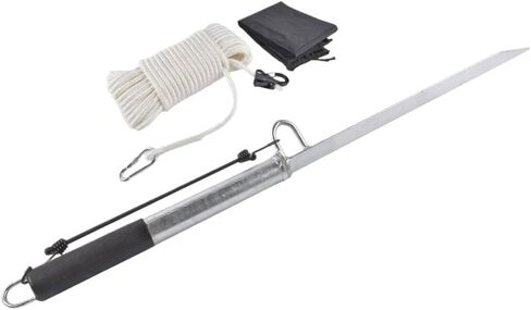 Sand Spike Boat Anchor Pole Compatible with AP03 38 Inch Beach Shore Spike with Hook and 100 Foot Line in Kuwait