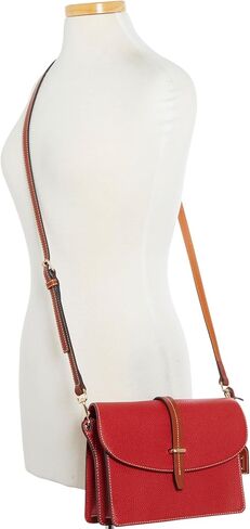 Dooney & Bourke Handbag, Pebble Grain Flap Crossbody in Kuwait