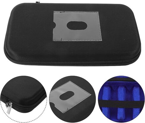 Black Saxophone Mouthpiece Storage Bag with Protective Padding and Moisture Proof Cotton Material, 6pcs Capacity with Internal Divider for Clarinet and Bass Clarinet, in Kuwait