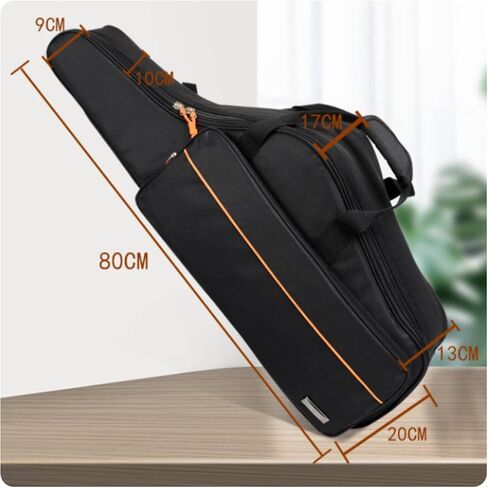 Qianly Sax Backpack Case Zippered Sax Gig Bag Reinforced Stitching Padded Saxophone Case in Kuwait