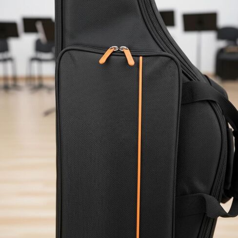 Qianly Sax Backpack Case Zippered Sax Gig Bag Reinforced Stitching Padded Saxophone Case in Kuwait