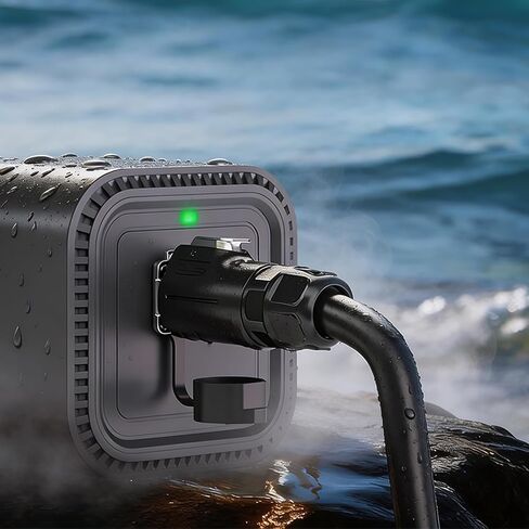CNLINKO LP-32 5 Pin IP68 موصل دائري صناعي 50A 500V | مقبس بأربعة ثقوب، قابس كهربائي مقاوم للماء M32، تصميم قفل الدفع، لحام، للبيئات القاسية، المعدات الخارجية in Kuwait
