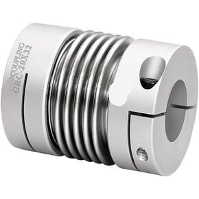 Flexible Coupling 5mm Shaft Diameter High Torque Metal Bellows Spring Aluminum Alloy Couplin(Hole Size 12x14mm) in Kuwait