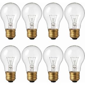 02.30.265.00 Upgrade 40W 120V E26 Heat Lamp Bulb - 8 Pack, for Commercial Kitchen, Buffet & Food Service, Compatible with Hatco, Glo-Ray, Flav-R-Savr & More, A15, 572°F High Temp in Saudi Arabia