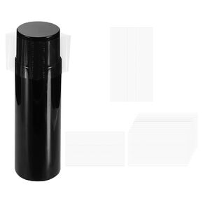 uxcell 200Pcs Heat Shrink Wrap Bands, 30x39mm(1.2x1.5 Inch) PVC Clear Perforated Shrink Bands, Seal Container for Bottles, Jars, Lip Gloss Tubes, Cans and Tins Fit Cap Diameter 0.8"-0.9" in Saudi Arabia