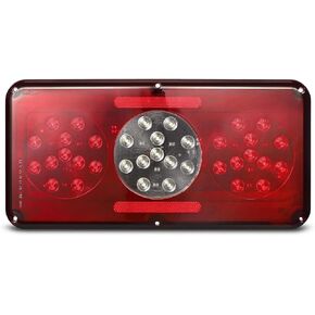 GTCV-0424066603 Rectangular Triple LED Trailer Tail Light Red RV Camper Motorhome in Kuwait