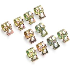 10Pcs 5-16mm Stainless Steel Spring Hose Clips Fuel Water Pipe Tube Fastener Galvanized Auto Accessories(11mm) in Saudi Arabia