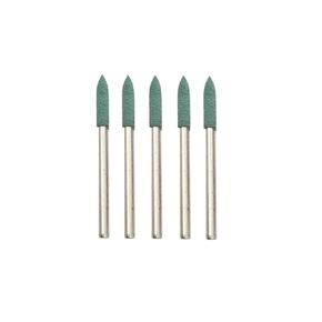 5/10Pcs Rubber Abrasive 3mm Shank Grinding Head for Mold Metal Polishing Rotary Tools(3mm Taper 5PCS) in Saudi Arabia