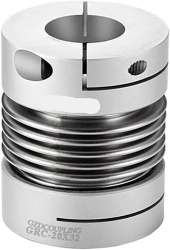 Flexible Coupling 5mm Shaft Diameter high Generator Metal Bellows servo Motor Spring Quick-Bellow Aluminum Alloy Couples(Hole Size 10x11mm) in Kuwait