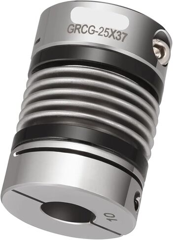 Precision Stainless Steel Bellows Coupling Zero Backlash High Torsional Stiffness Flexible Misalignment for Servo Motor(GRCG-82X103(20-42)) in Kuwait