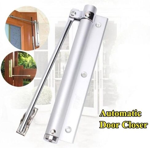 Door Closer, Invisible Door Springs Buffer Closers Household Simple Accessores Stainless Steel Automatic Opener in Saudi Arabia