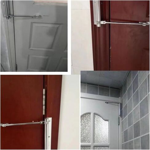 Door Closer, Invisible Door Springs Buffer Closers Household Simple Accessores Stainless Steel Automatic Opener in Kuwait
