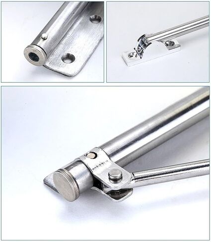 Door Closer, Invisible Door Springs Buffer Closers Household Simple Accessores Stainless Steel Automatic Opener in Saudi Arabia