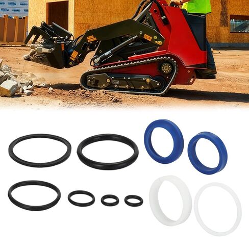 مجموعة إعادة بناء أسطوانة الرفع من Motoparty لسيارة Toro Dingo TX420 TX425 TX427 TX525، بديلة لمجموعة أختام Toro 104-6268 والحلقات الدائرية in Kuwait