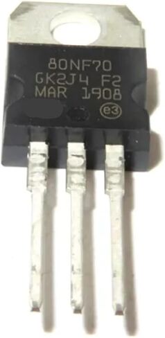 STP80NF70 STP60NF06 TO220 MOS FET N-قناة الترانزستور P80NF70 P75NF75 P65NF06 60NF06 STP55NF06 5 قطعة (STP75NF75) in Kuwait