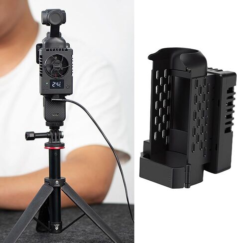 مروحة تبريد Gugxiom لملحقات Osmo 3، مبرد أشباه الموصلات النشط بثلاث سرعات، تبديد حرارة هادئ لتسجيل الفيديو بدقة 4K والبث المباشر in Kuwait