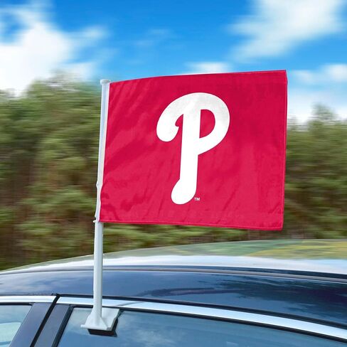 FANMATS MLB - Philadelphia Phillies Car Flag Large 1pc 11" x 14" in Kuwait