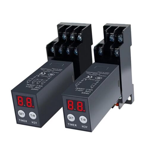1PCS Digital Display Time Relay Small Cycle DC12VDC24V AC220V It Can Replace H3Y-2/4, ST6P-2/4, REXL2/4, JSZ6-2/4, H3Y-2H, AH3-3, AFK(DC12V,AOM-4T2H) in Saudi Arabia