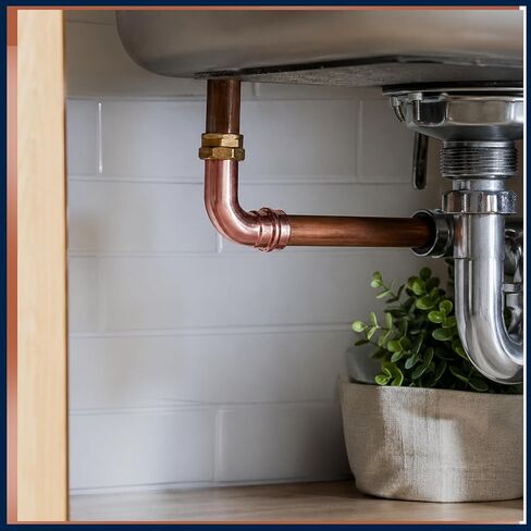 Zonon 15 Packs Copperpress Fittings 1/2'' Ftg x Press Lf Copper 90 Degree Elbow Pressure Fittings Heavy Duty Pipe Fitting Lbp Design for Copper Pipe Connection Residential Commercial Plumbing in Kuwait