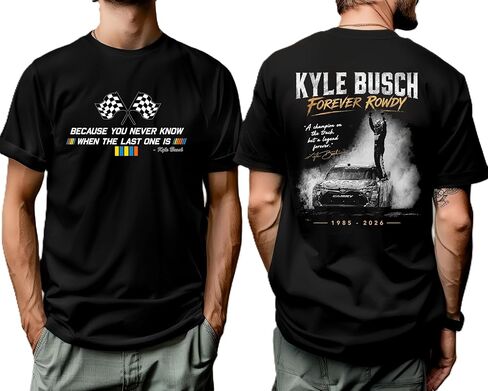 Kyle Busch Forever Rowdy Tribute Shirt Comfort Colors, Racing Legend Graphic Tee, Vintage Motorsports Fan T-Shirt, Race Day Apparel, Gift for Racing Enthusiasts Multicolor in Kuwait