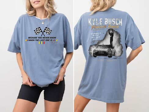 Kyle Busch Forever Rowdy Tribute Shirt Comfort Colors, Racing Legend Graphic Tee, Vintage Motorsports Fan T-Shirt, Race Day Apparel, Gift for Racing Enthusiasts Multicolor in Kuwait