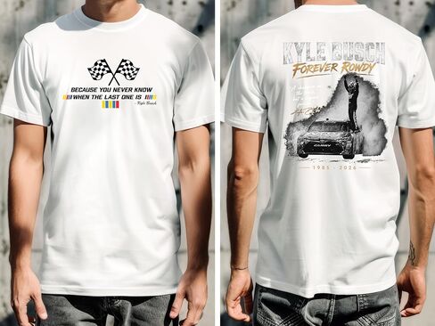 Kyle Busch Forever Rowdy Tribute Shirt Comfort Colors, Racing Legend Graphic Tee, Vintage Motorsports Fan T-Shirt, Race Day Apparel, Gift for Racing Enthusiasts Multicolor in Kuwait