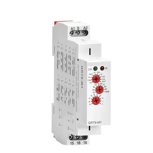 GRT8-M 16A مرحل مؤقت متعدد الوظائف مع 10 خيارات للوظائف AC 12V 24V 220V 230V مرحل الوقت (GRT8-M1 ACDC12V-240V) in Kuwait