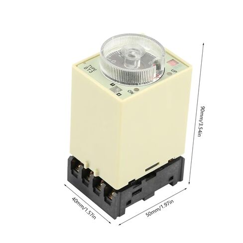Relay ST3PA‑B 0‑10S Power On Delay Timer Relay Knob Control Time Relay with Base AC 220V Power On Delay Timer Relay in Kuwait