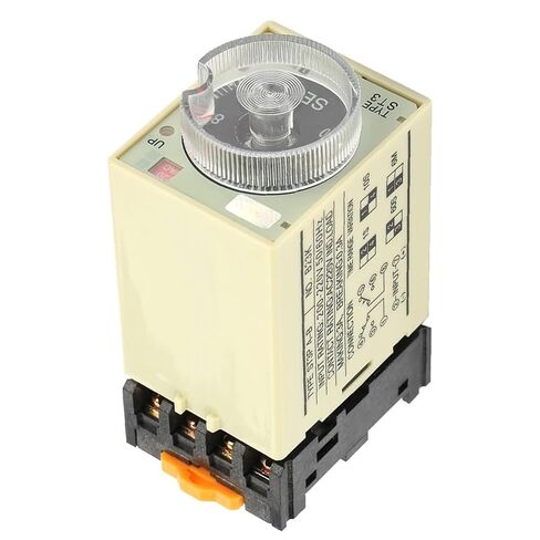 Relay ST3PA‑B 0‑10S Power On Delay Timer Relay Knob Control Time Relay with Base AC 220V Power On Delay Timer Relay in Kuwait