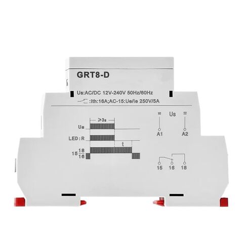 GRT8-D True Delay Off Relay Without Supply Voltage AC/DC12V-240V 1SPDT Time Relay in Saudi Arabia