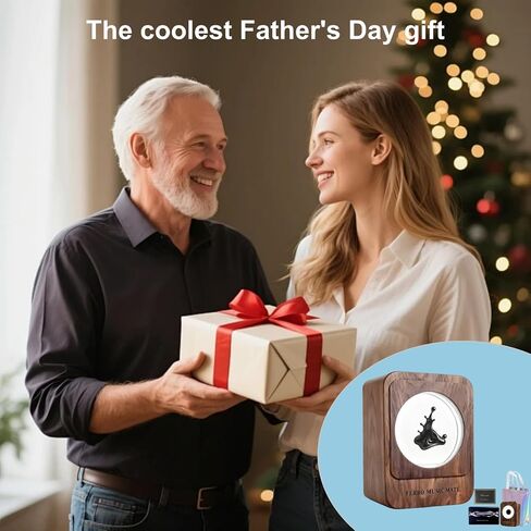 Ferrofluid Sound Visualizer,Ferrofluid Speaker Music Mate,Walnut Wood,ferromagnetic,symbiosis in a Bottle,Magnetic Fluid Toys,Desktop Decorations, Gifts.（unvoiced） in Saudi Arabia
